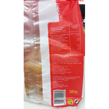 Croissant con Cacao DULCA 320g. Desayuno y merienda. Bolleria Dulces.