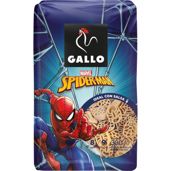 Pasta infantil SPIDER-MAN Gallo 300Grs. DESPENSA PASTA INFANTIL