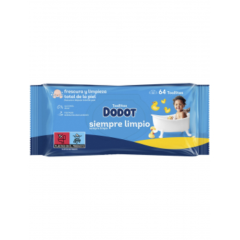 Toallitas Siempre Limpio Dodot 64 uds