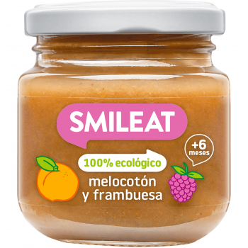 Potito Baby +6 meses Melocotón y Frambuesa Smileat 130g