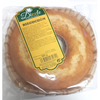 Bizcocho natural Redondo Diexle 380g Pasteleria Bolleria