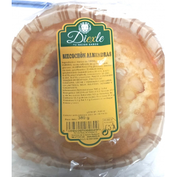 Bizcocho Almendras Redondo Diexle 380g Pasteleria Bolleria
