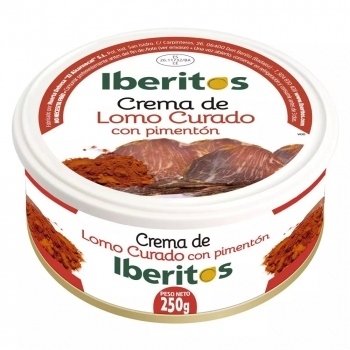 Crema de Lomo Curado con Pimentón Iberitos 250Grs