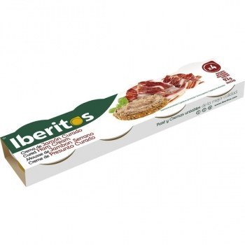 Crema de Jamón Curado Iberitos 4x23Grs