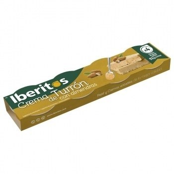 Crema de Turrón con Almendras Iberitos 4x23Grs