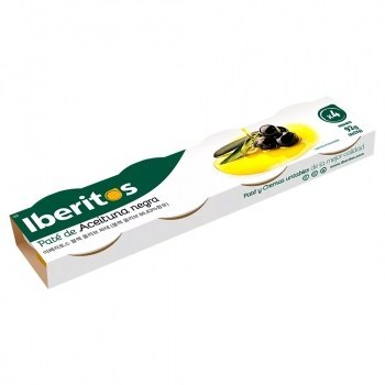 Paté de Aceituna Negra Iberitos 4x23Grs