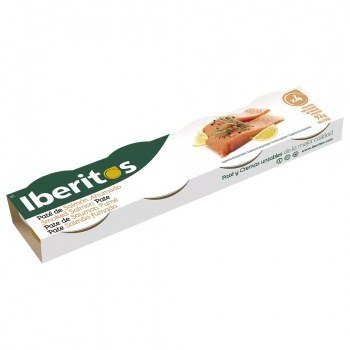 Paté de Salmón Ahumado Iberitos 4x23Grs