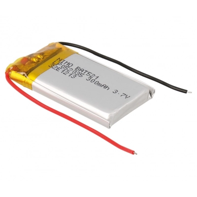 Bateria Litio 3,7V 280mAh Recargable con Circuito Control
