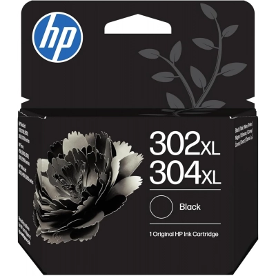 HP 302XL/304XL Cartucho de Tinta Negro Original - B7RT9AE