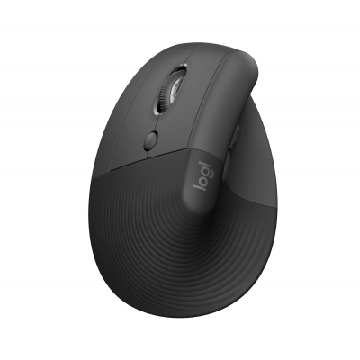 Ratón Ergonómico Inalámbrico por Bluetooth/ 2.4GHz Logitech Lift Vertical Ergonomic Mouse Business Left/ Hasta 4000 DPI/ Grafito