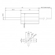 Resistencia de encendido a baja tensión 24VAC 95W Ø20 x 65 mm