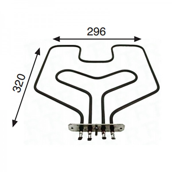 Resistencia horno FAGOR 900W / 298W 230V / 43V
