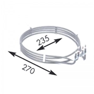 Resistencia horno GENERICO 2 x 1.800W 230V