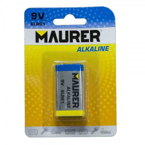 Pila Maurer Alcalina 6 LR61 (Blister 1 Pieza)
