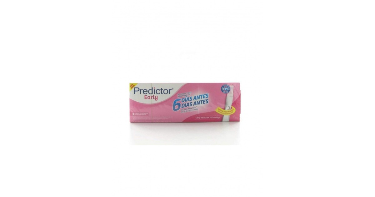 PREDICTOR EARLY TEST DE EMBARAZO 1 U de OMEGA PHARMA Farmacia Ofertas