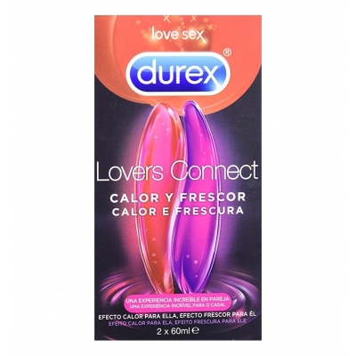 DUREX LOVERS CONNECT GEL ESTIMULANTE 60 ML 2 UNIDADES