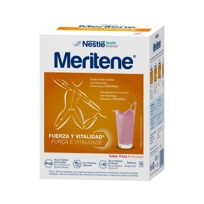 MERITENE 30 G 15 SOBRES FRESA