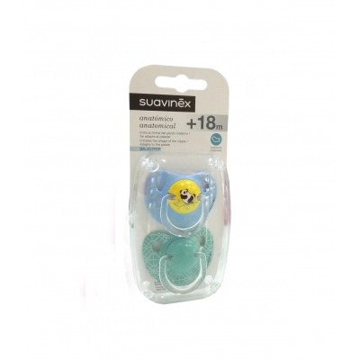 CHUPETE SILICONA T ANATOMICA SUAVINEX + 18 M 2 U