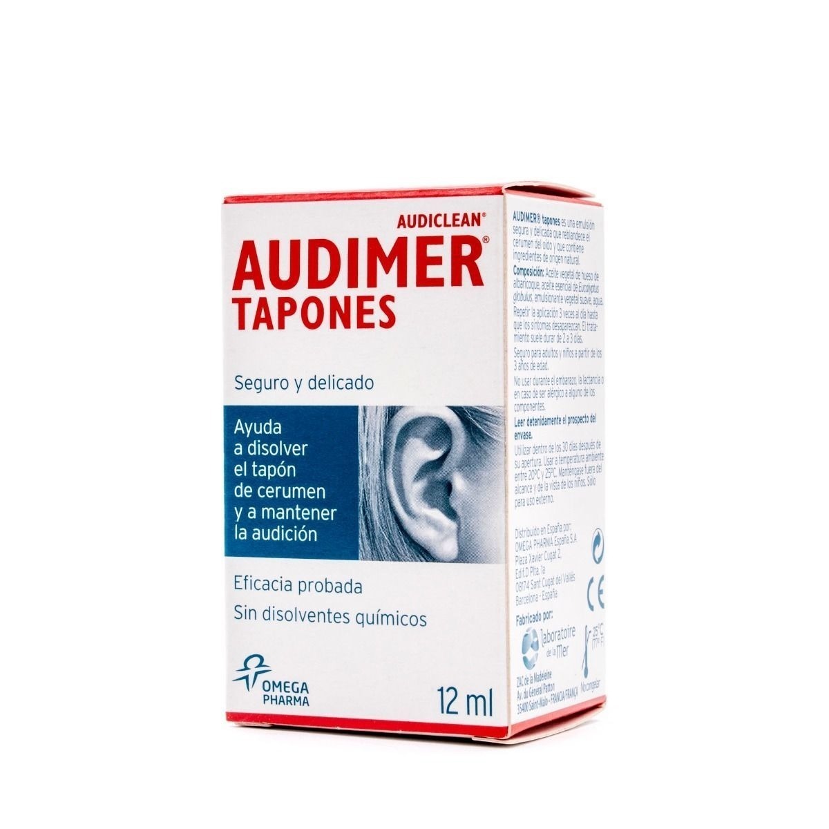 AUDIMER Audiclean Solución Limpieza de Oídos 60 ml