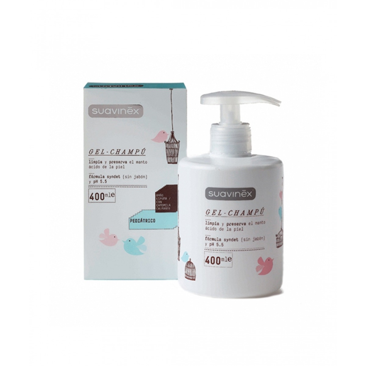 SUAVINEX GEL CHAMP 400 ML.