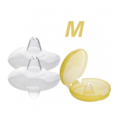 MEDELA PEZONERA CONTACT TALLA M 2 UDS. + ESTUCHE.