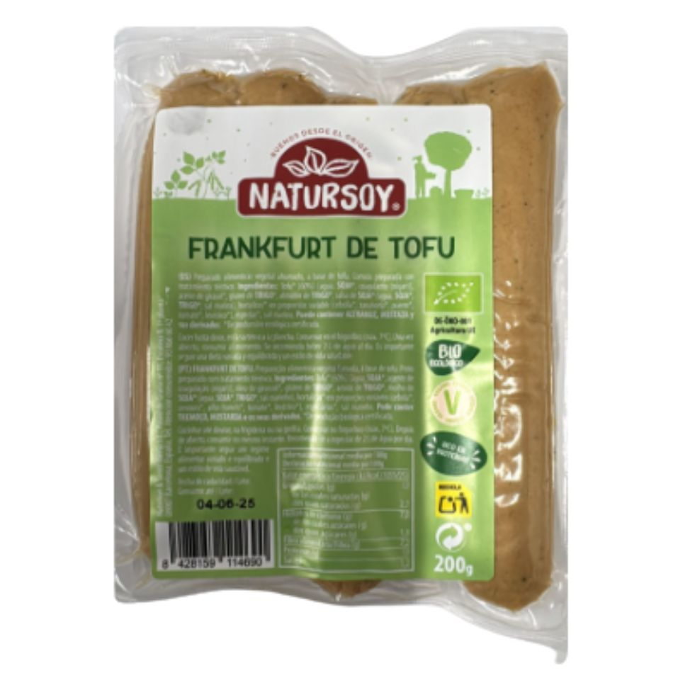 Frankfurt vegetal de Tofu 200gr Natursoy