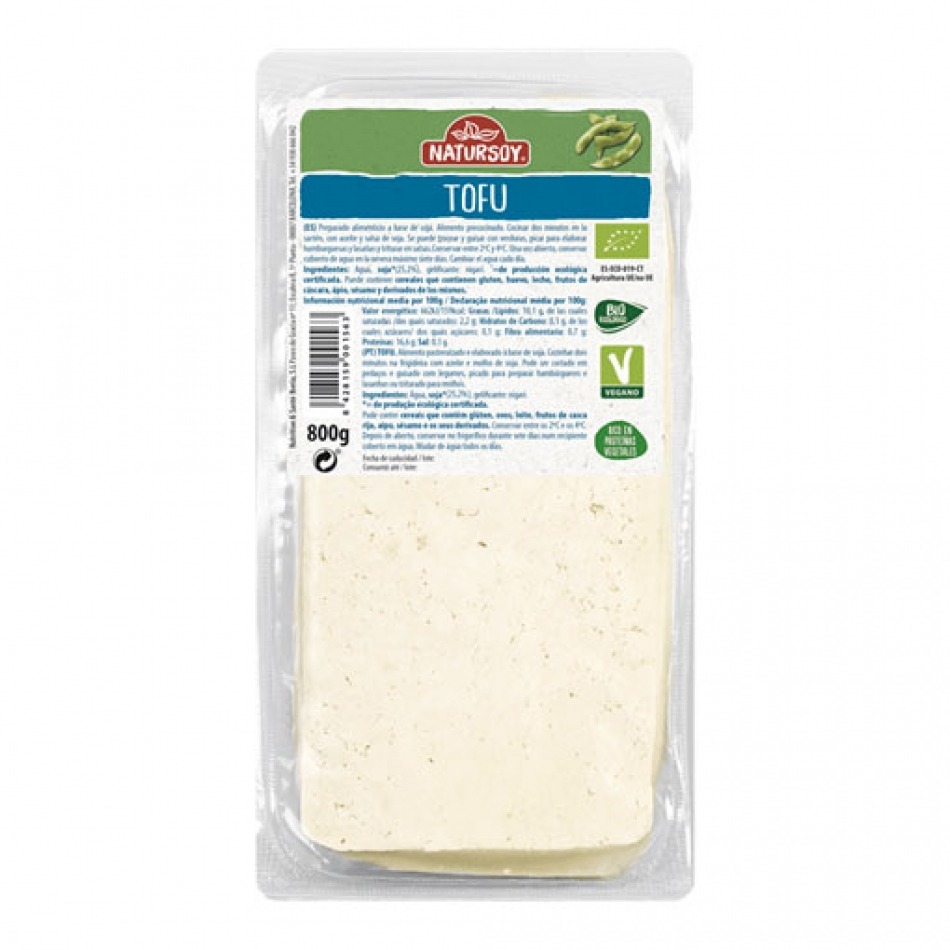 Tofu fresco barra 800gr Natursoy