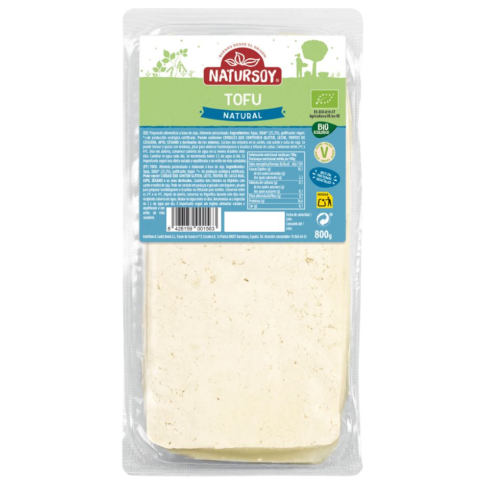 Tofu Natural Bio 800gr Natursoy