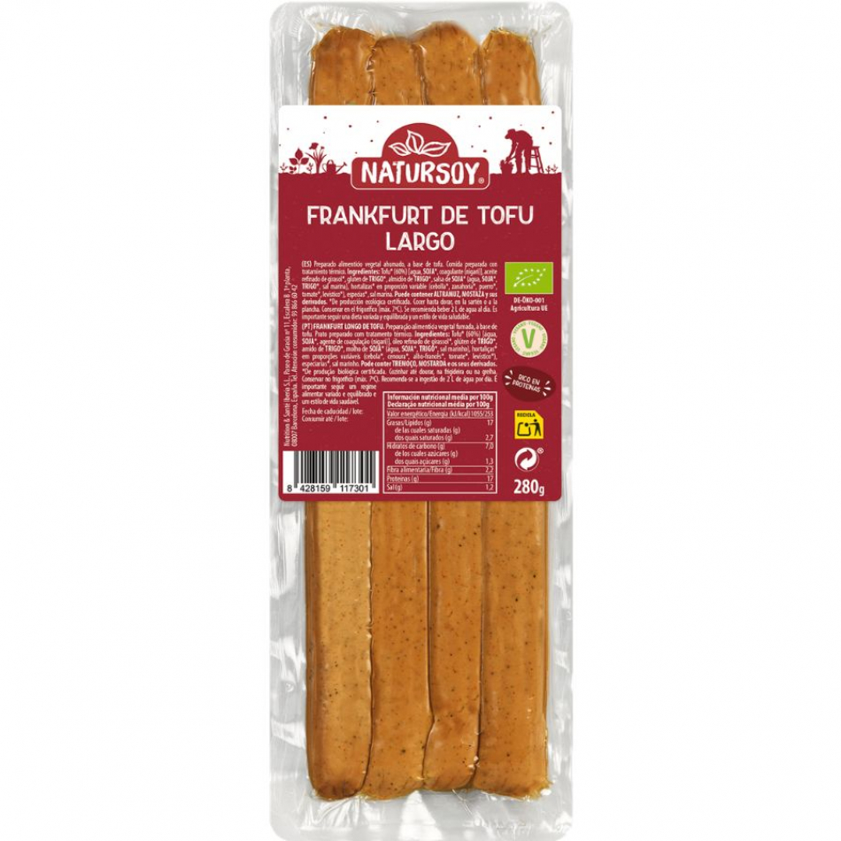 Frankfurt largo de Tofu 280gr Natursoy