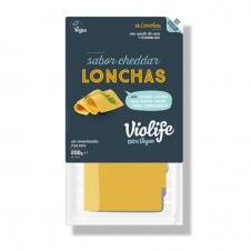 Queso vegano en Lonchas sabor Cheddar 200gr Violife