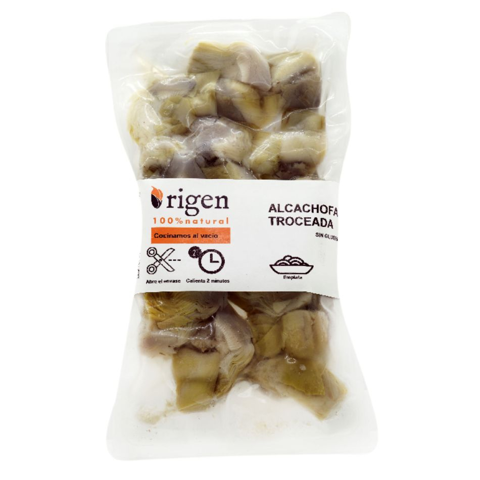 Alcachofa Troceada al vacío 250gr Origen