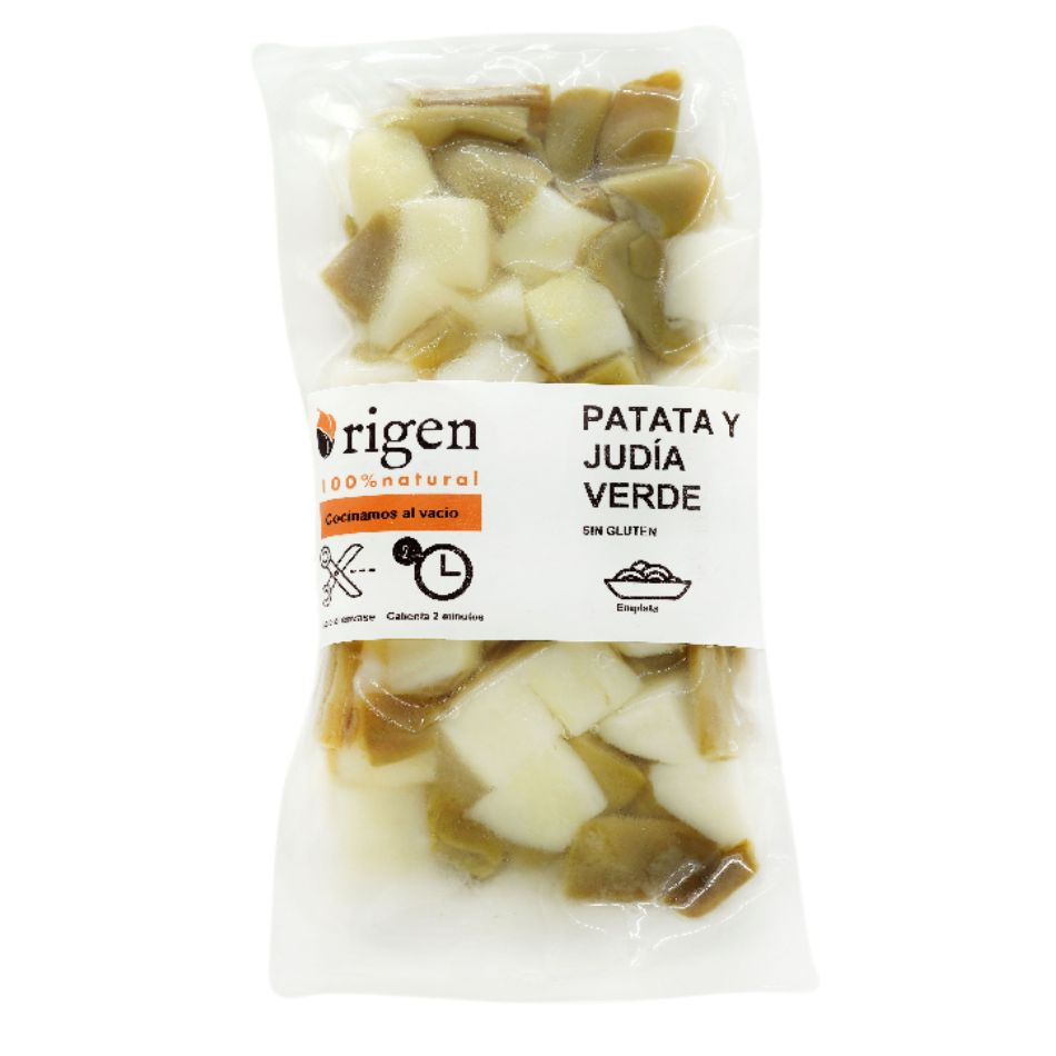 Patata y Judía Verde al vacío 300gr Origen