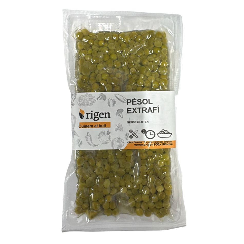 Guisante extrafino al vacío 250gr Origen