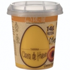 Tarrina de Clara de huevo sabor Crema Catalana 120gr PR-OU