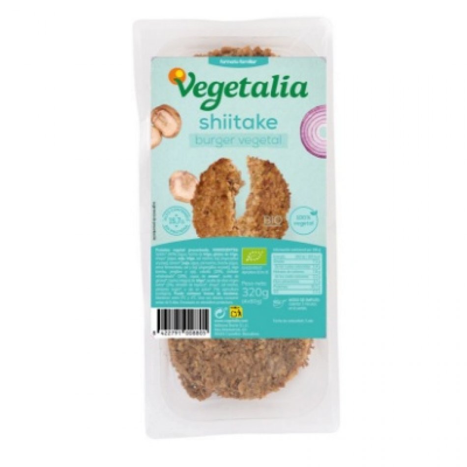 Vegeburguer de Seitán y Shiitake 320gr Vegetalia