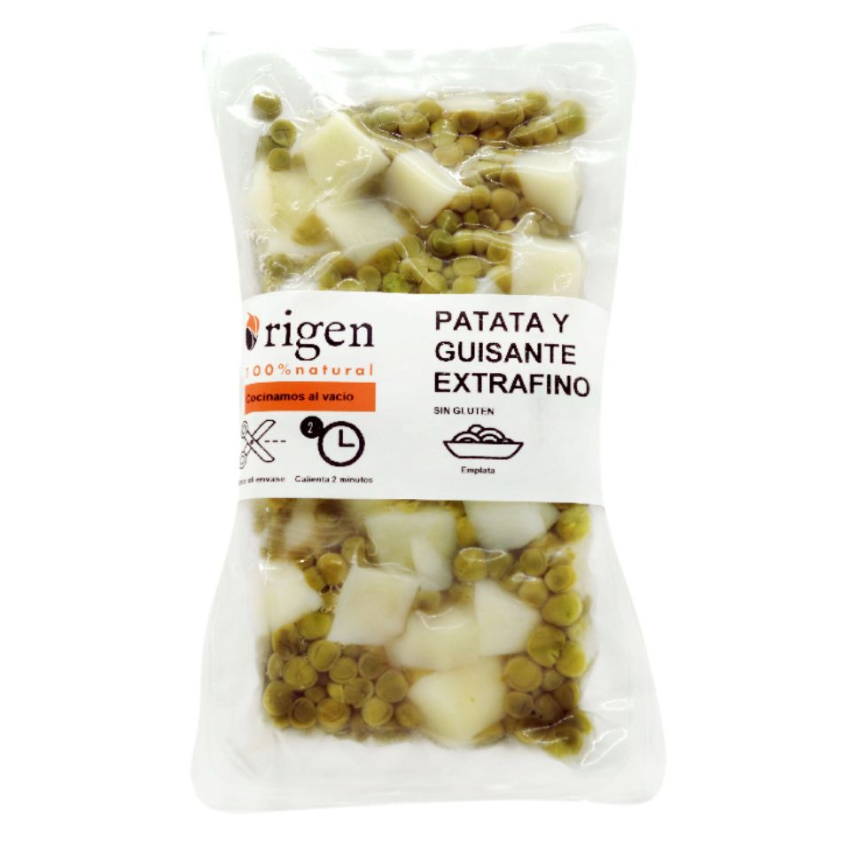 Patata y Guisante extrafino al vacío 300gr Origen