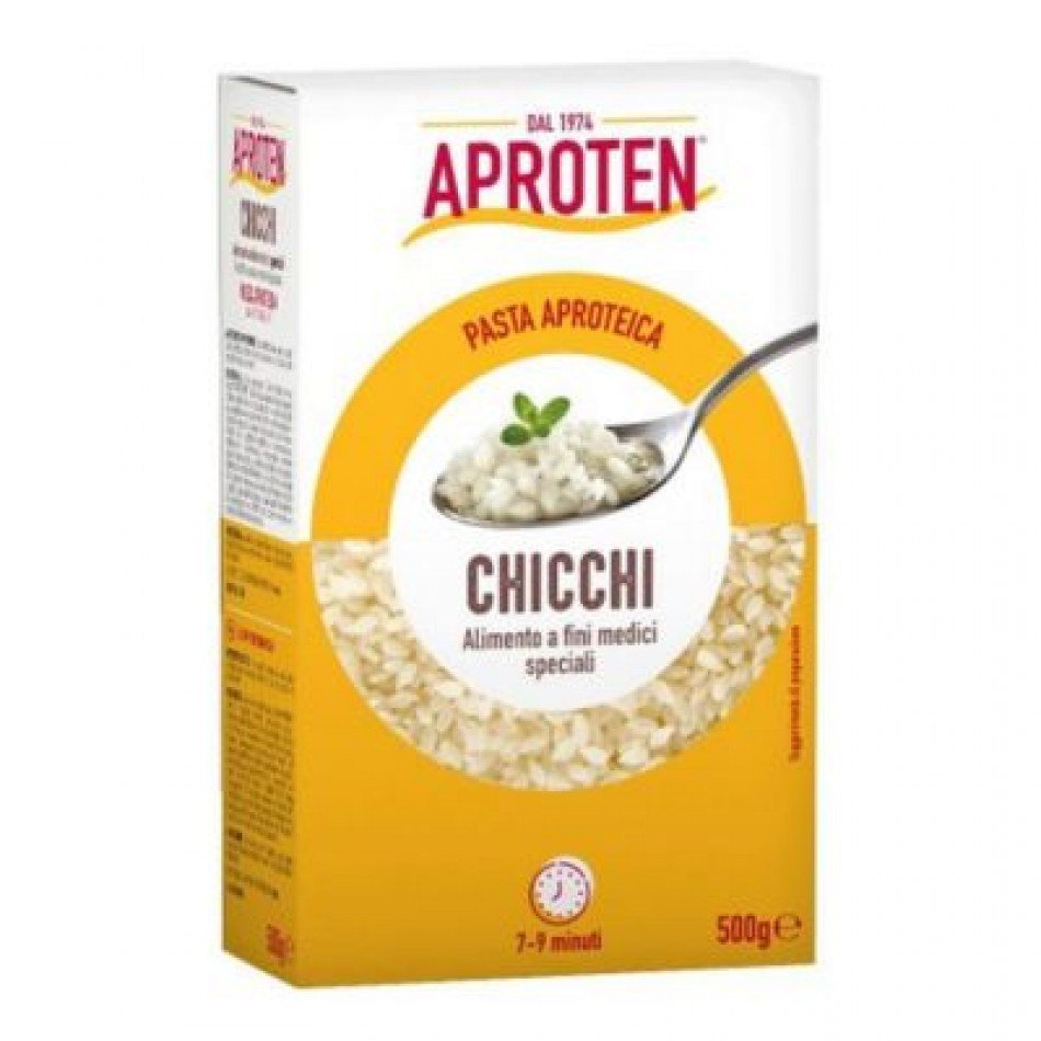 Pasta dietética aprotéica Chicchi 500gr Aproten