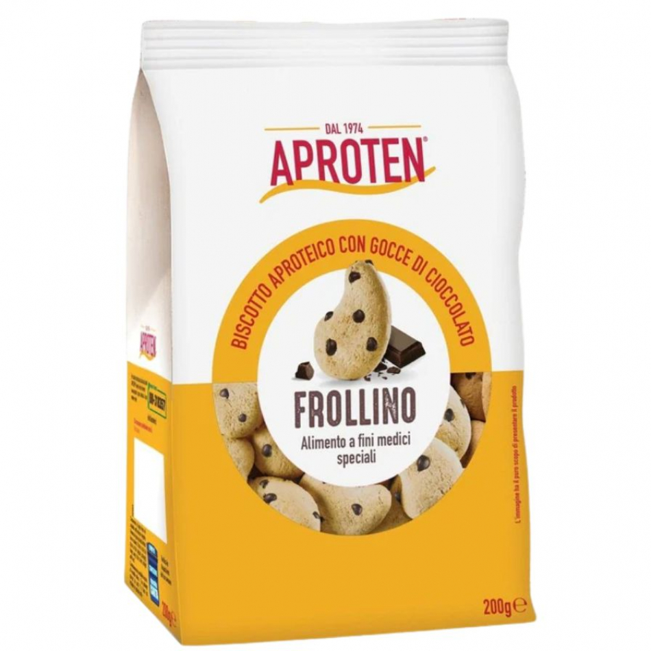 Galletas Gocce de Chocolate Bajas en proteína 200gr Aproten