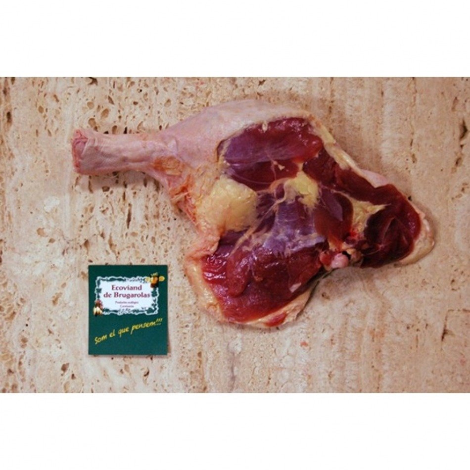 Muslo de pato bio con hueso Ecoviand