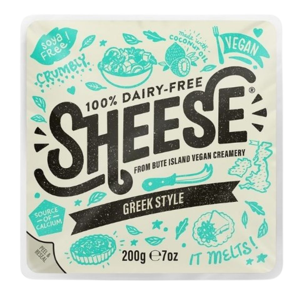 Queso vegano en bloque Estilo Griego 200gr Sheese