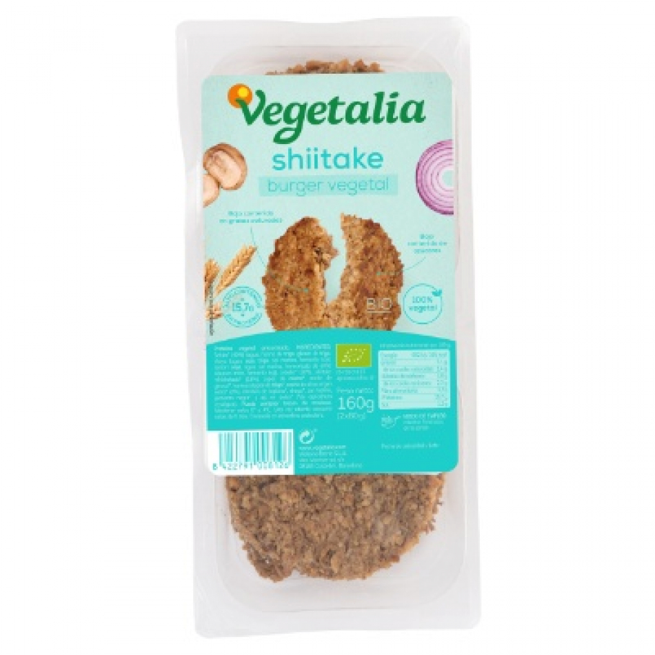 Vegeburger de Seitán y Shiitake 160gr Vegetalia