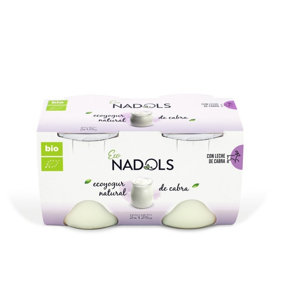 Yogur ecológico de Cabra Natural 2x125gr Nadols