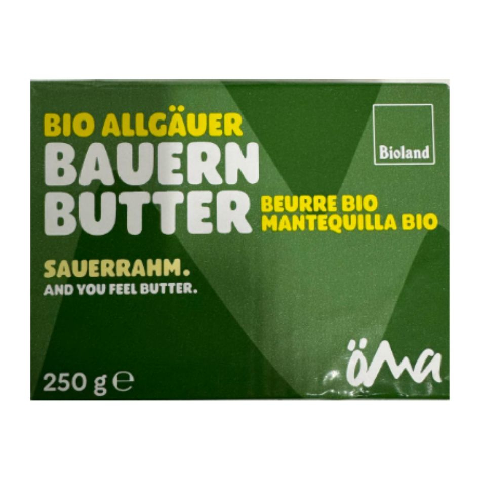 Mantequilla Bio 250gr Oma D'beers