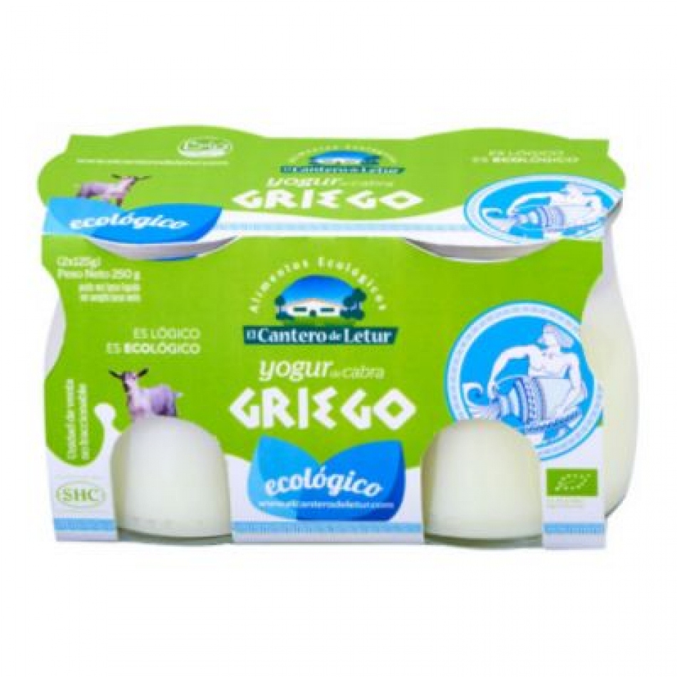 Yogur ecológico de Cabra estilo Griego 2x125gr El Cantero de Letur
