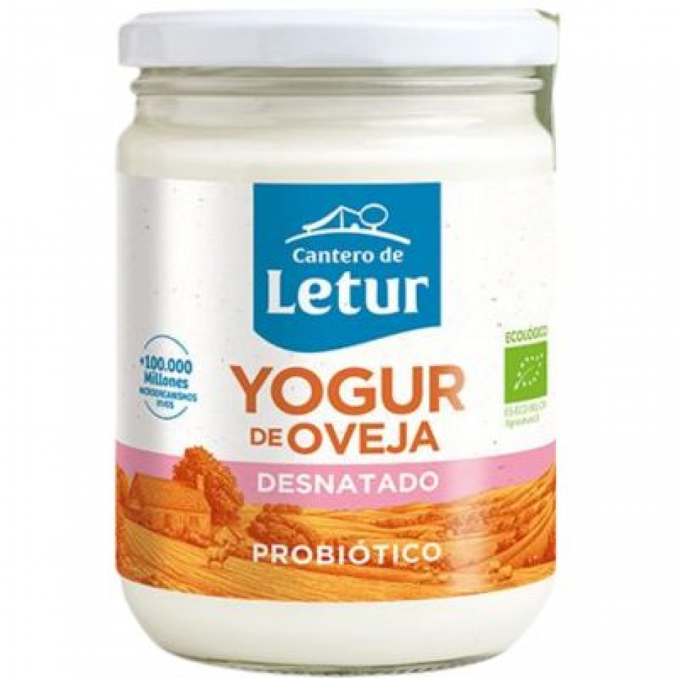 Yogur ecológico de Oveja Natural 0% M.G. 420gr El Cantero de Letur