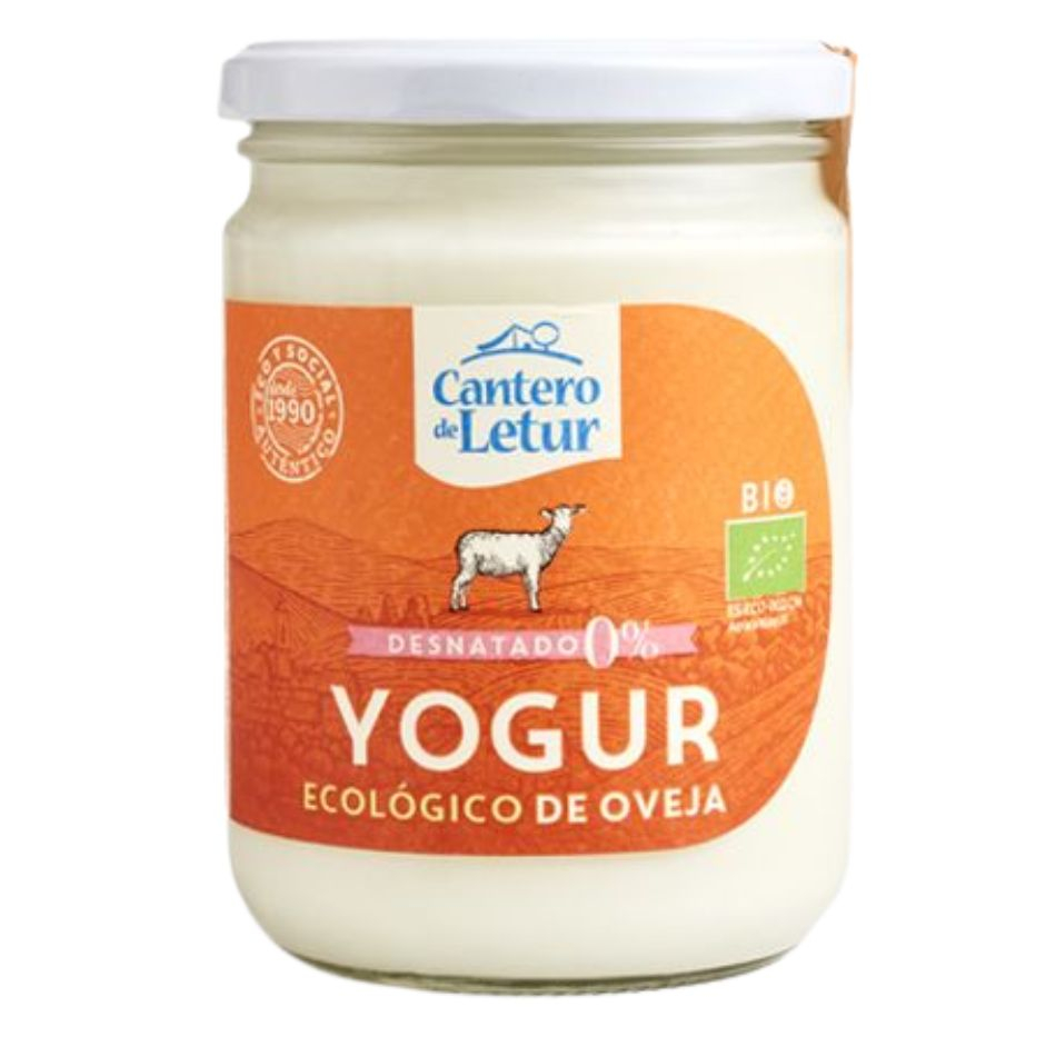 Yogur ecológico de Oveja Natural 0% M.G. 420gr El Cantero de Letur