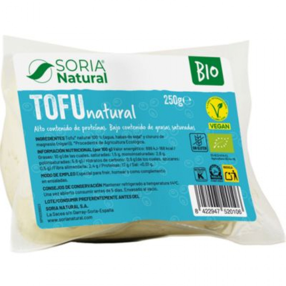 Tofu natural 275gr Soria Natural