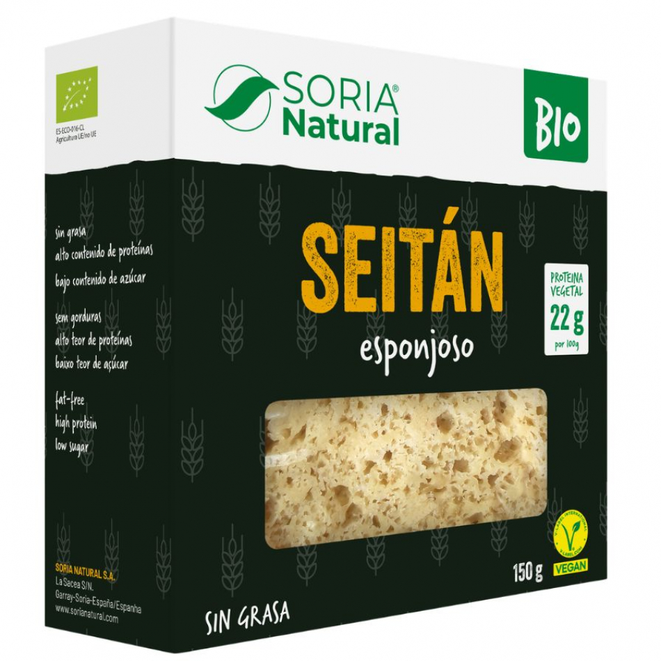 Seitán esponjoso 150gr Soria Natural