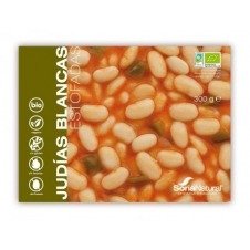 Judías blancas estofadas 300gr Soria Natural