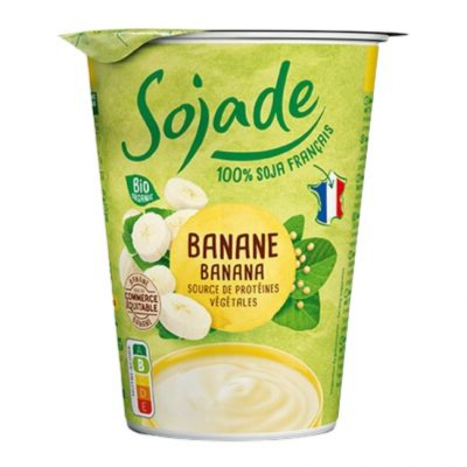 Yogur de Soja sabor Plátano So Soja! 400gr Sojade